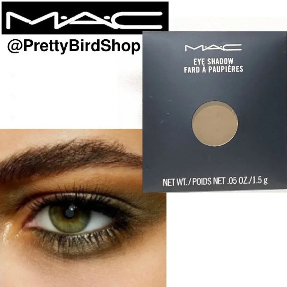 MAC MARSH eyeshadow REFILL NIB light medium green Satin shadow rare hard to find